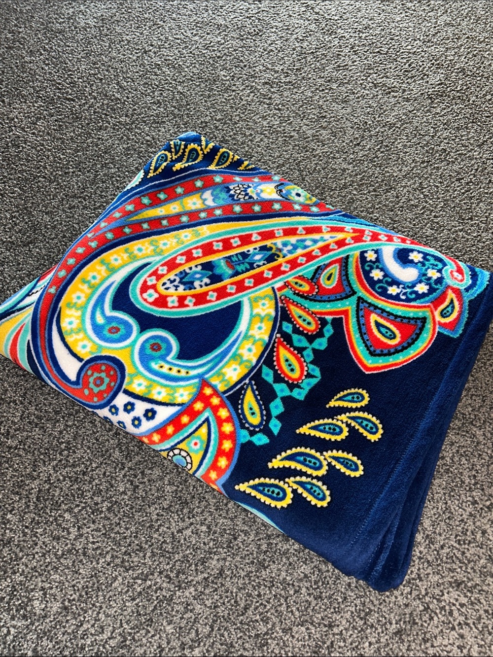 Vibrant Paisley Beach Towel - Multicolor